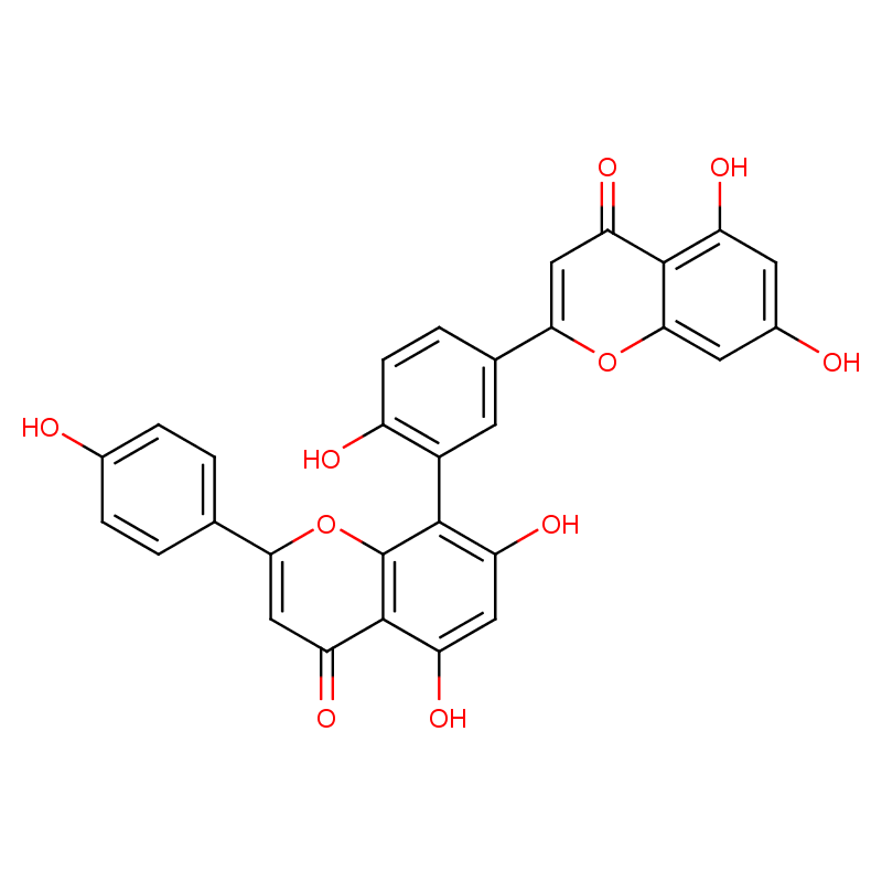 穗花杉双黄酮|1617-53-4|Amentoflavone