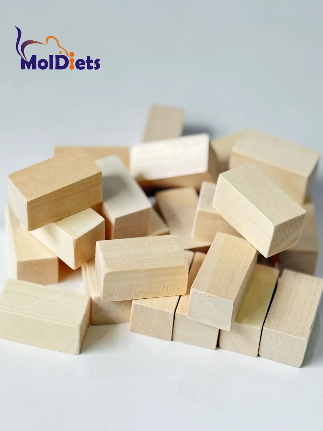 高脂饲料的好搭档，Moldiets 杨木磨牙棒免费送！
