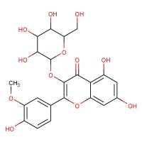 异鼠李素-3-O-β-D-葡萄糖苷&异鼠李素-3-O-葡萄糖苷|5041-82-7|Isorhamnetin-3-O-glucoside