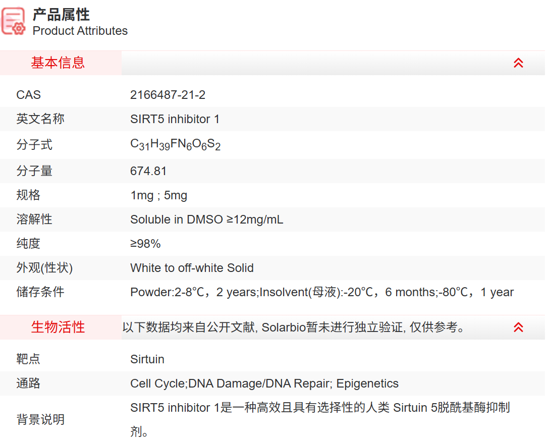 IS8690 SIRT5 inhibitor 1 抑制剂/拮