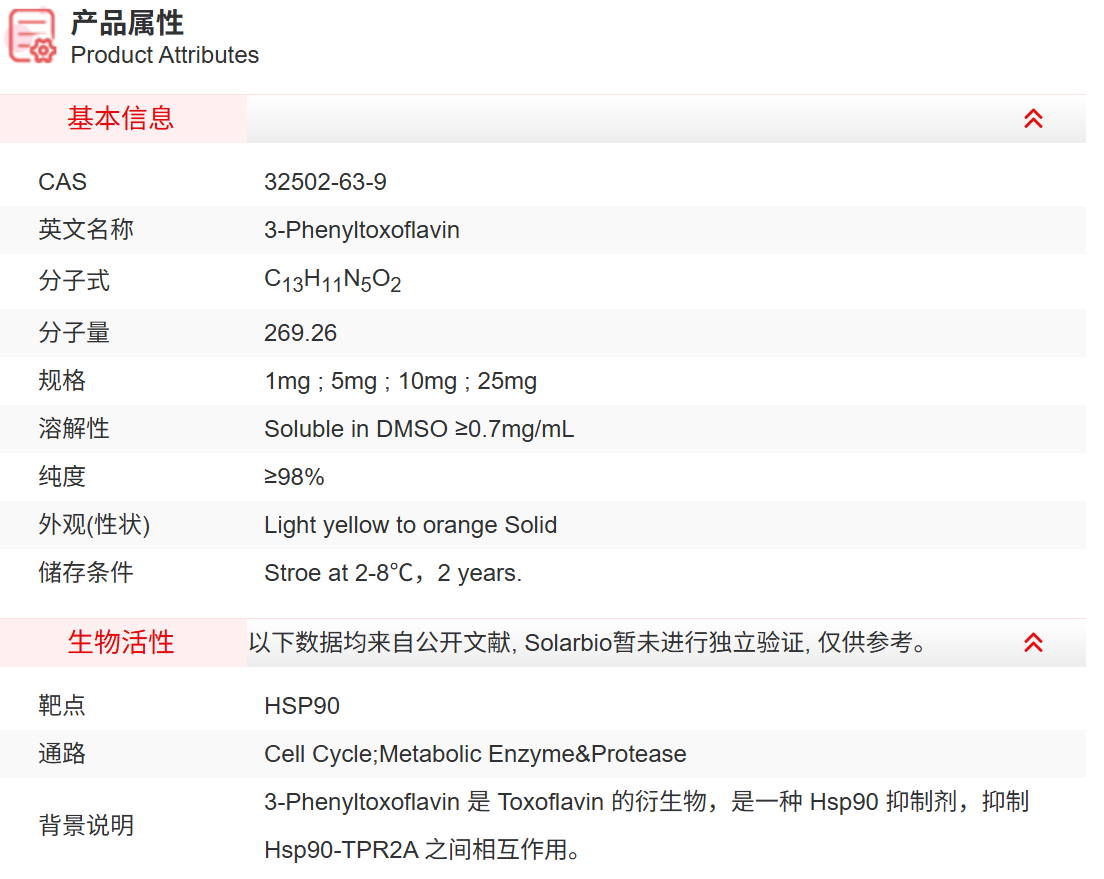IPA12690 3-Phenyltoxoflavin 抑制
