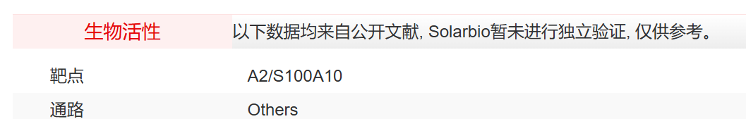 IAA12140 A2ti-2 抑制剂/拮抗剂/激动剂 索莱