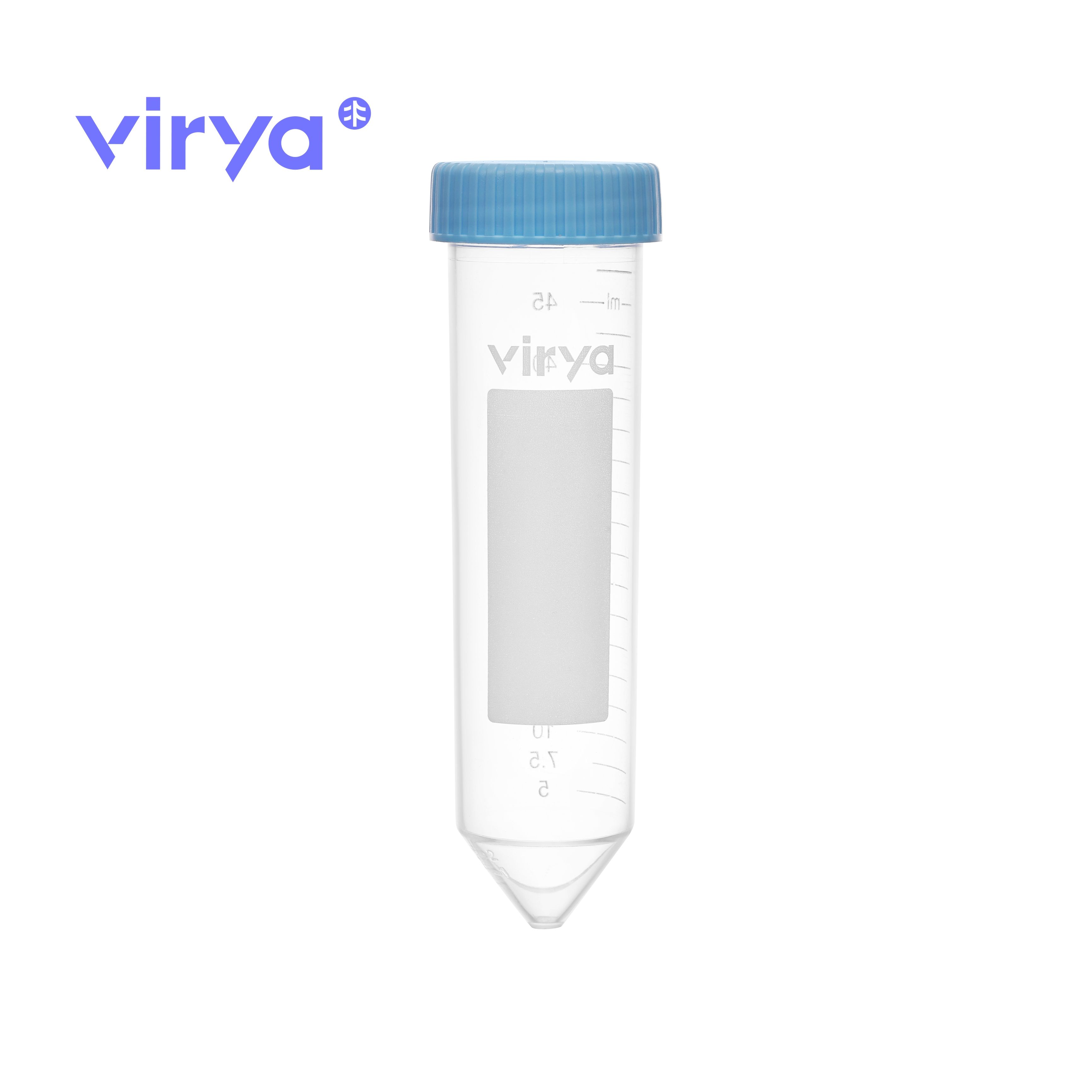 virya离心管 PP材质 无酶无热源 50ml 带书写区