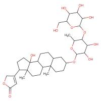 洋地黄毒苷元葡萄糖基岩藻糖苷|2446-63-1|Glucodigifucoside