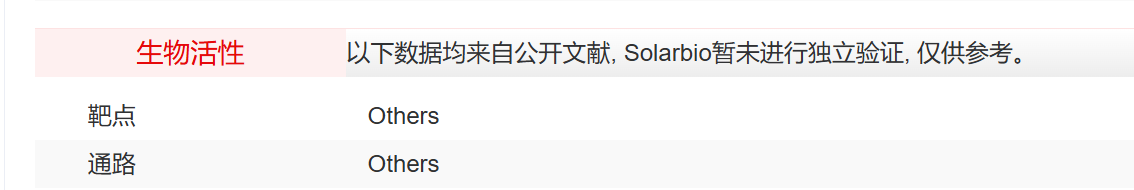 II4520 异橙皮内酯 抑制剂/拮抗剂/激动剂 索莱宝