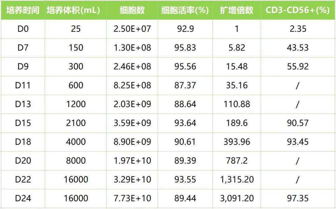 24天,16升,超700亿!NK细胞培养新纪录诞生!同立海源NK细胞培养套装3.0!