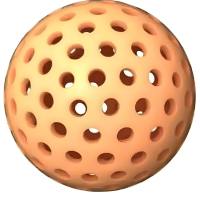 负载miR-34a的二氧化硅纳米颗粒(SiO₂)被金纳米(Au)包裹