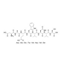 PSN：DAEWVDVS   Asp–Ala–Glu–Trp–Val–Asp–Val–Ser  P-选择素靶肽