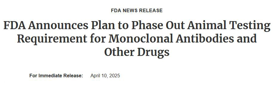 FDA颠覆性变革：AI和类器官解决方案将成药物研发“新宠”，动物实验将被逐步取消