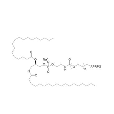 DSPE-PEG-Ala-Pro-Arg-Pro-Gly  DSPE-PEG-APRPG  APRPG-PEG-DSPE   磷脂-聚乙二醇-肿瘤新生血管靶向肽
