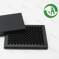 上海晶安超低吸附黑色白色不透明96孔培养板