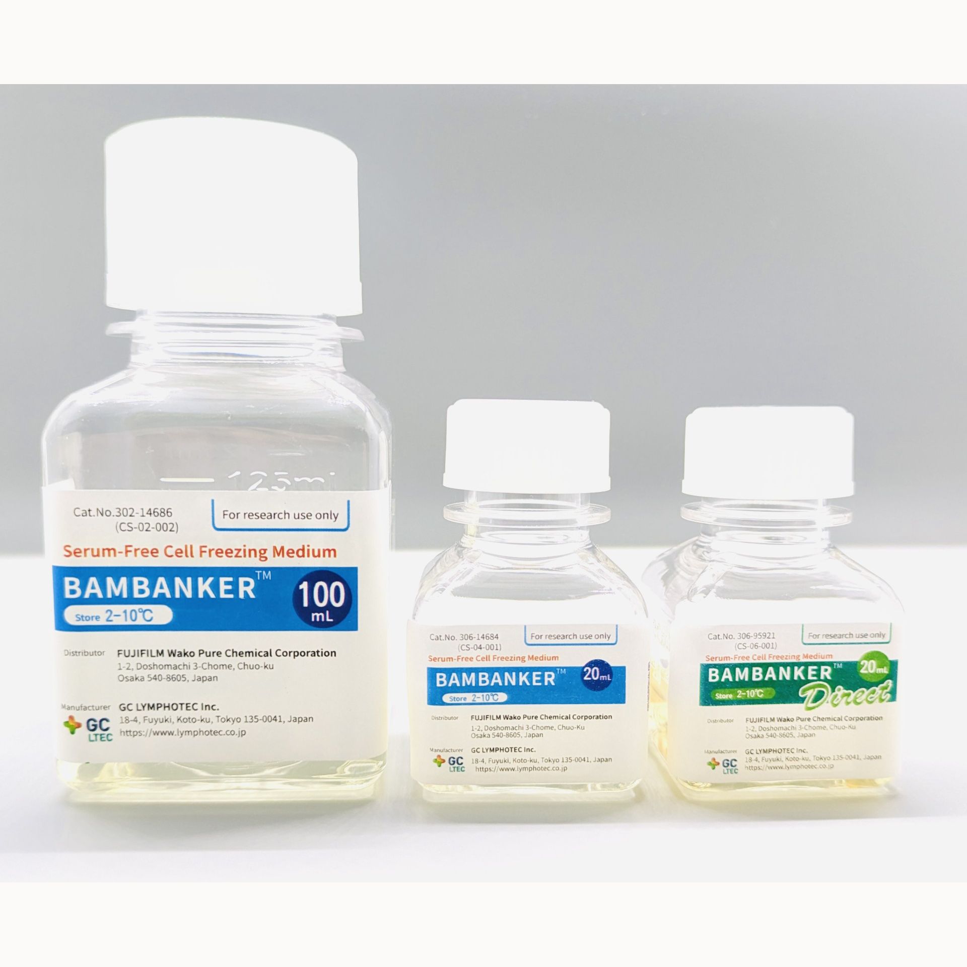 无血清细胞冻存液 BAMBANKER™、BAMBANKER™ Direct