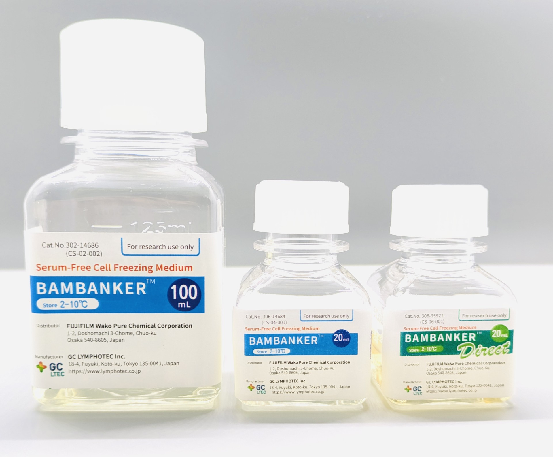 无血清细胞冻存液 BAMBANKER™、BAMBANKER™