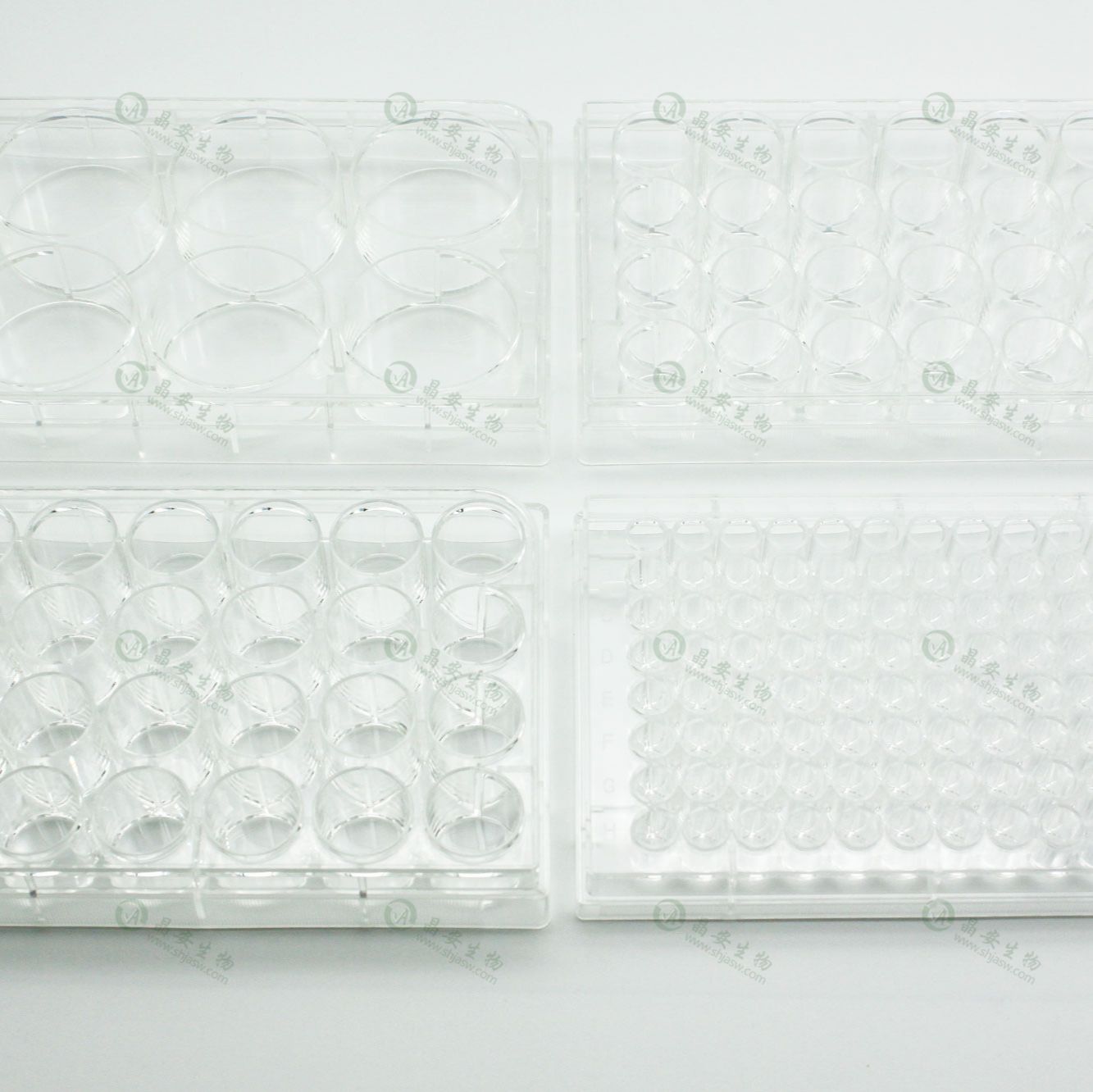 上海晶安超低吸附/超低粘附6孔12孔24孔96孔细胞培养板