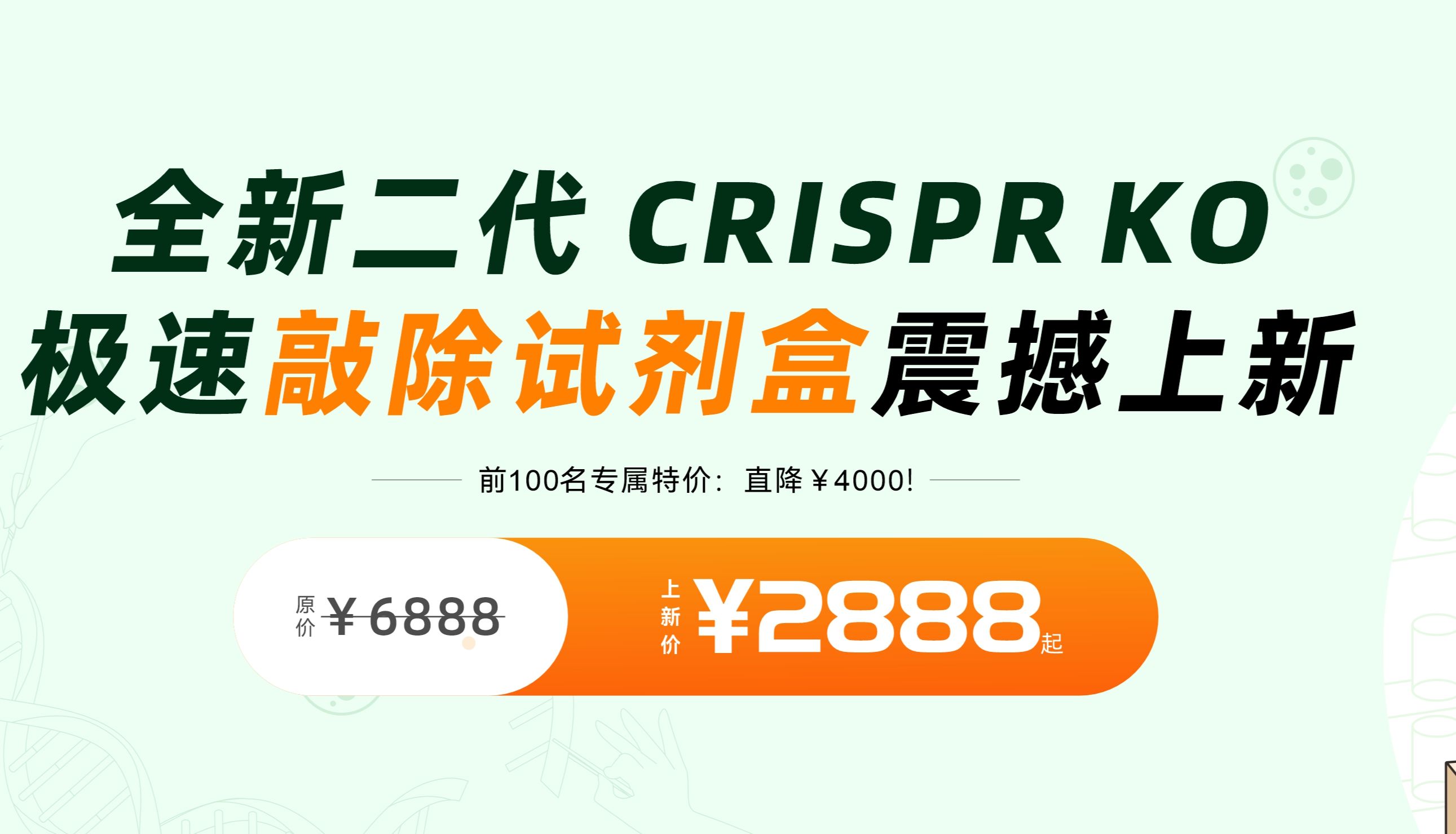 新品发布 | 艾迪二代CRISPR KO极速敲除试剂盒，48小时极速敲除无留痕