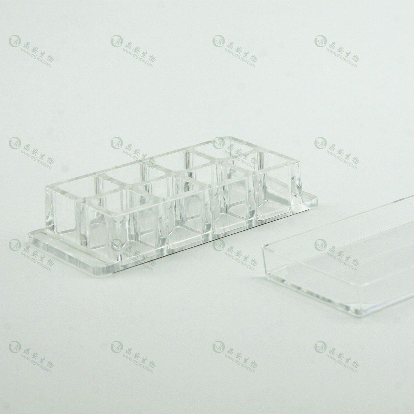 上海晶安活细胞专用1孔2孔4孔8孔腔室载玻片