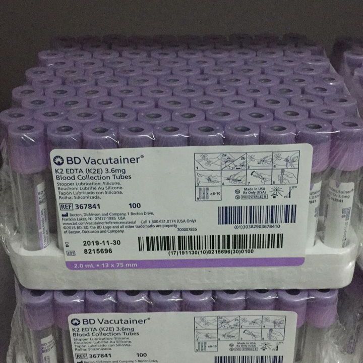 BD/碧迪2mlEDTAK2抗凝真空采血管