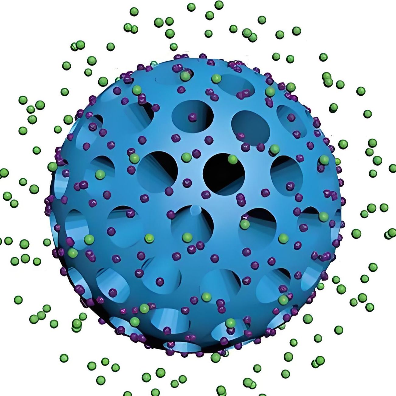 负载小干扰RNA(siRNA)的多孔聚多巴胺纳米颗粒被生物矿化的磷酸钙壳层包裹 siRNA@MPDA@CaP
