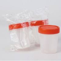 Asone 经济型无菌取样杯,采样杯,PP材质，带刻度灭菌采样杯