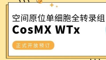 “芯空一号” Update：【空间原位】【单细胞】【全转录组】 CosMX WTx开启空间多组学技术新纪元—正式开放预订