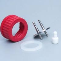 Shunyoubio GL45两通/三通/四通转液盖，GL32/GL80补料瓶瓶盖，不锈钢垫片，流动相瓶盖