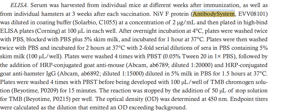 Recombinant Ni-pah virus/HeV F