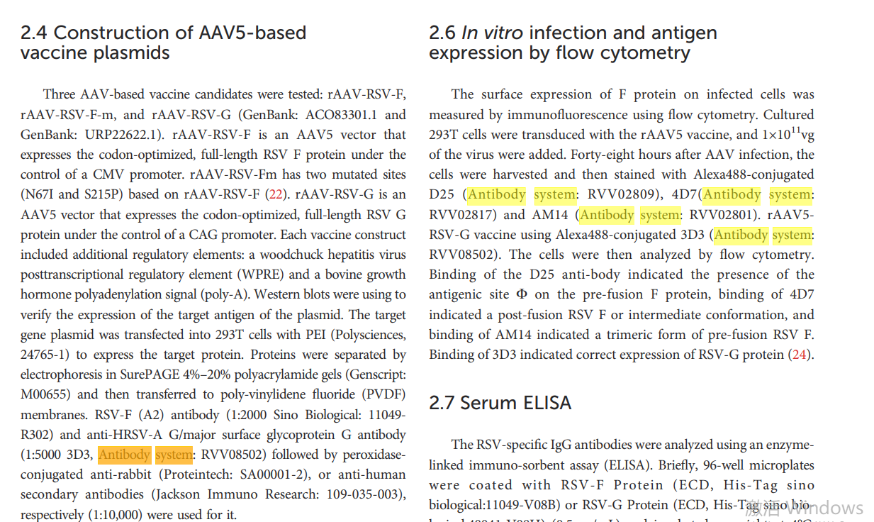 Anti-HRSV-A F/Fusion glycoprot