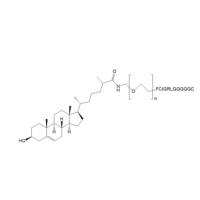 Cholesterol-PEG-FCIGRLGGGGGC   FCIGRLGGGGGC-PEG