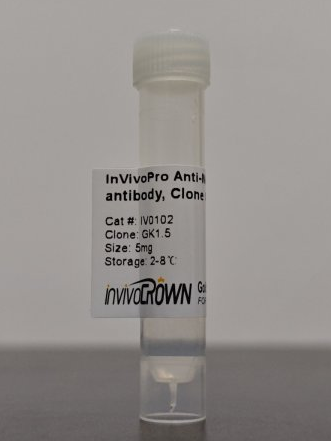 InvivoCrown-InVivoPro抗小鼠CD4体内抗体，GK1.5克隆-超值优惠大放送