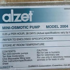 Alzet  2004  Model 渗透泵