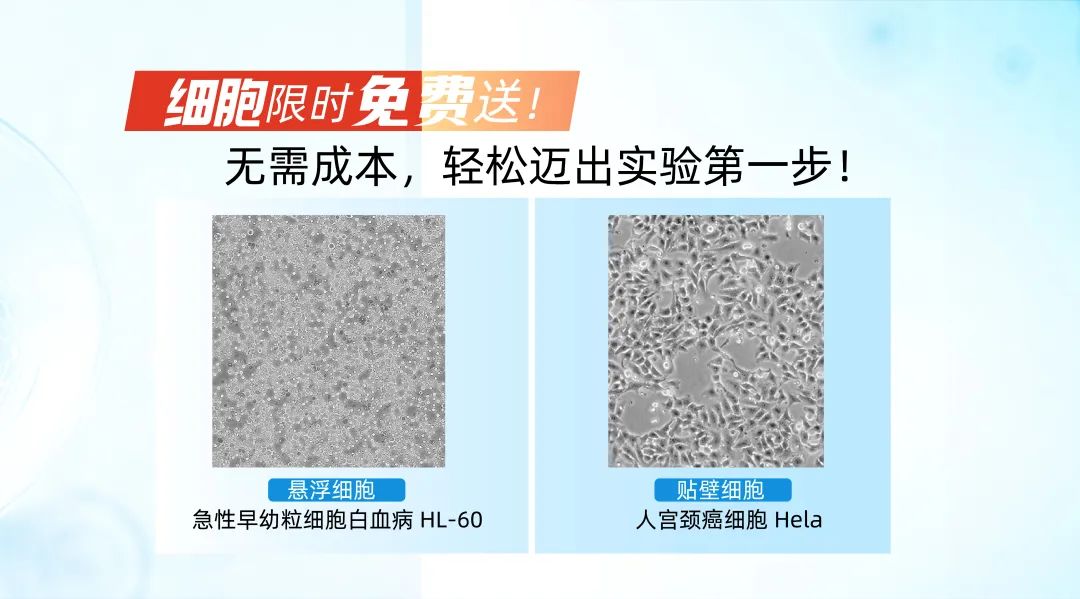 「科研补给站」开启！细胞 0 元送，速领科研「及时雨」！