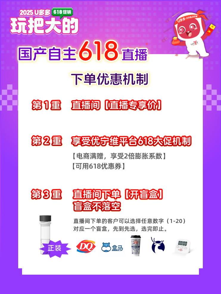 618科研狂欢攻略！优宁维直播间十大福利全揭秘