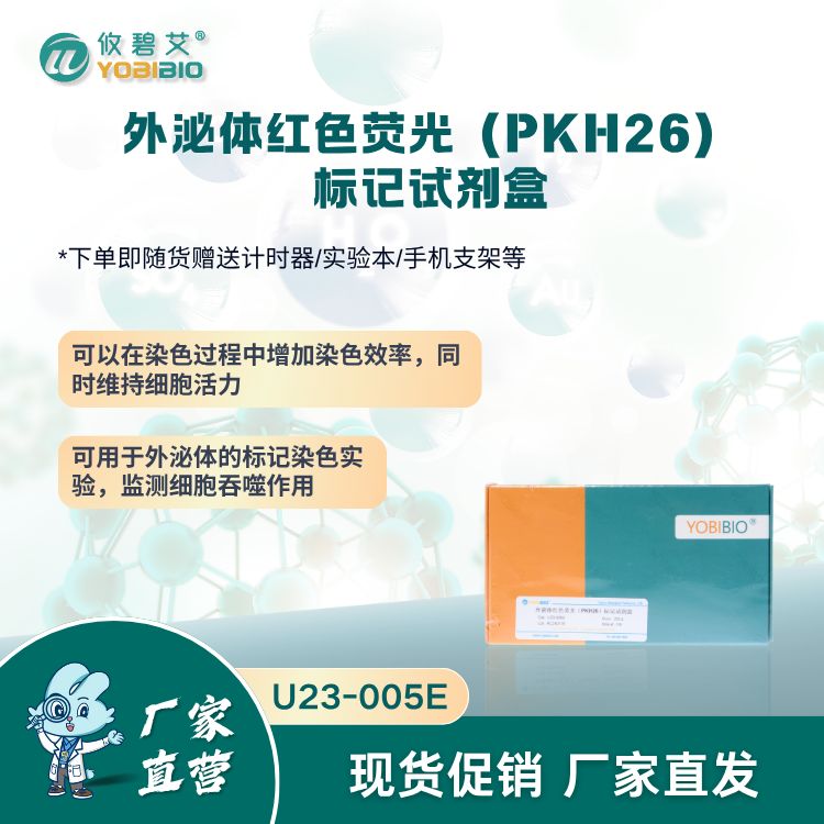 外泌体红色荧光(PKH26)标记试剂盒