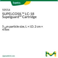 59554默克色谱科色谱柱Supelco SUPELCOSIL LC-18 5μm 2cm×4mm