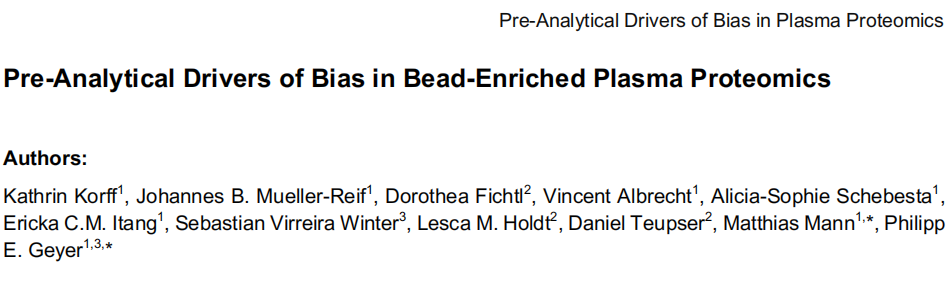 磁珠富集的前分析「陷阱」：血细胞、离心与抗凝剂对血浆蛋白组学的多重干扰