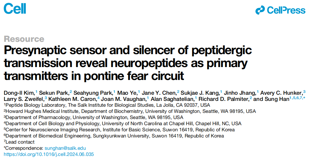 IF=45.5【新品推荐】Cell重磅！神经肽研究革命性工具：CybSEP2传感器与NEPLDCV沉默器