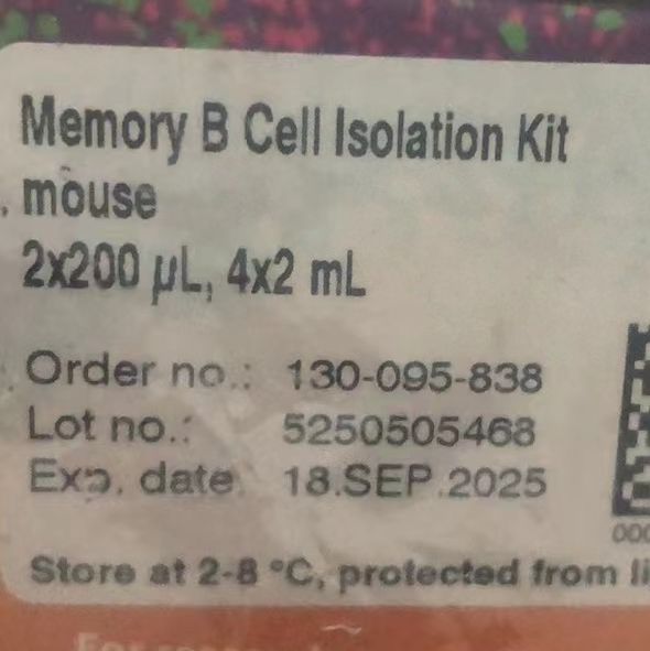 美天旎Miltenyi货号130-095-838小鼠记忆B细胞分离试剂盒(Memory B Cell Isolation Kit,mouse)上海睿安生物13611631389