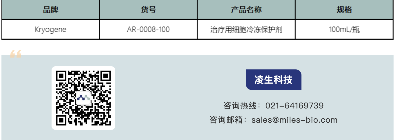 喜讯分享丨凌生科技细胞冻存液斩获 NMPA 药用辅料备案