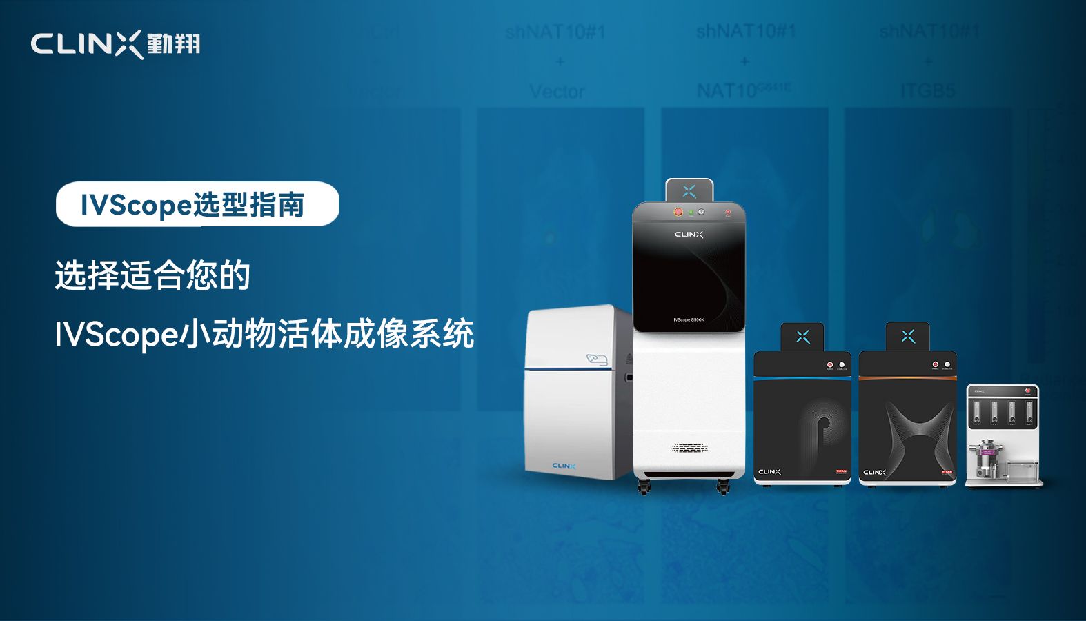 勤翔IVScope全系列解读：如何快速选定您的小动物活体成像系统？