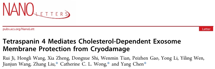 解密外泌体“冻存命门”：从差异表达到机制解析：TSPAN4成为外泌体的“防冻剂”！