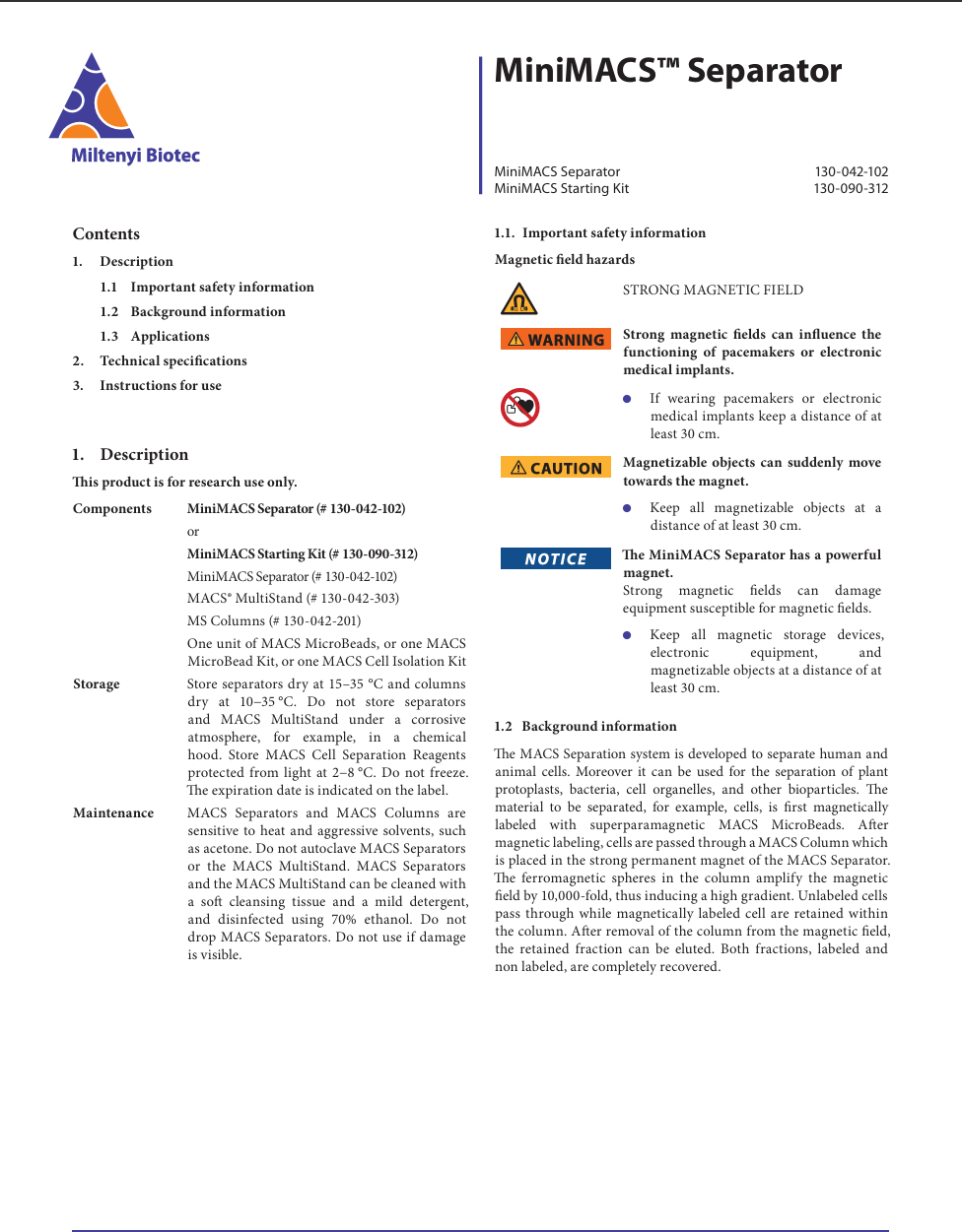 美天旎Miltenyi货号130-090-312现货Mini