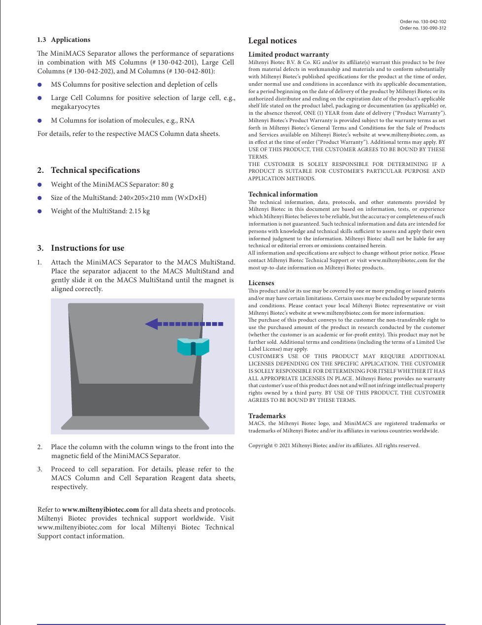 美天旎Miltenyi货号130-090-312现货Mini