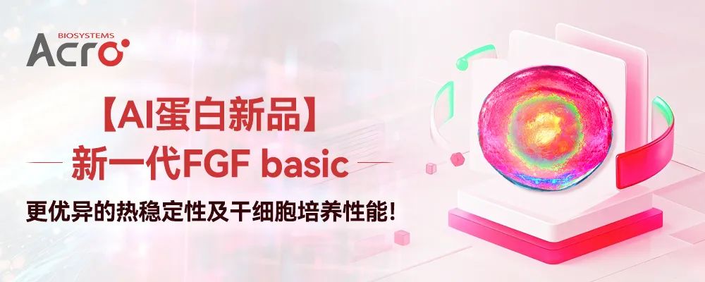 【AI蛋白新品】新一代FGF basic：更优异的热稳定性及干细胞培养性能！