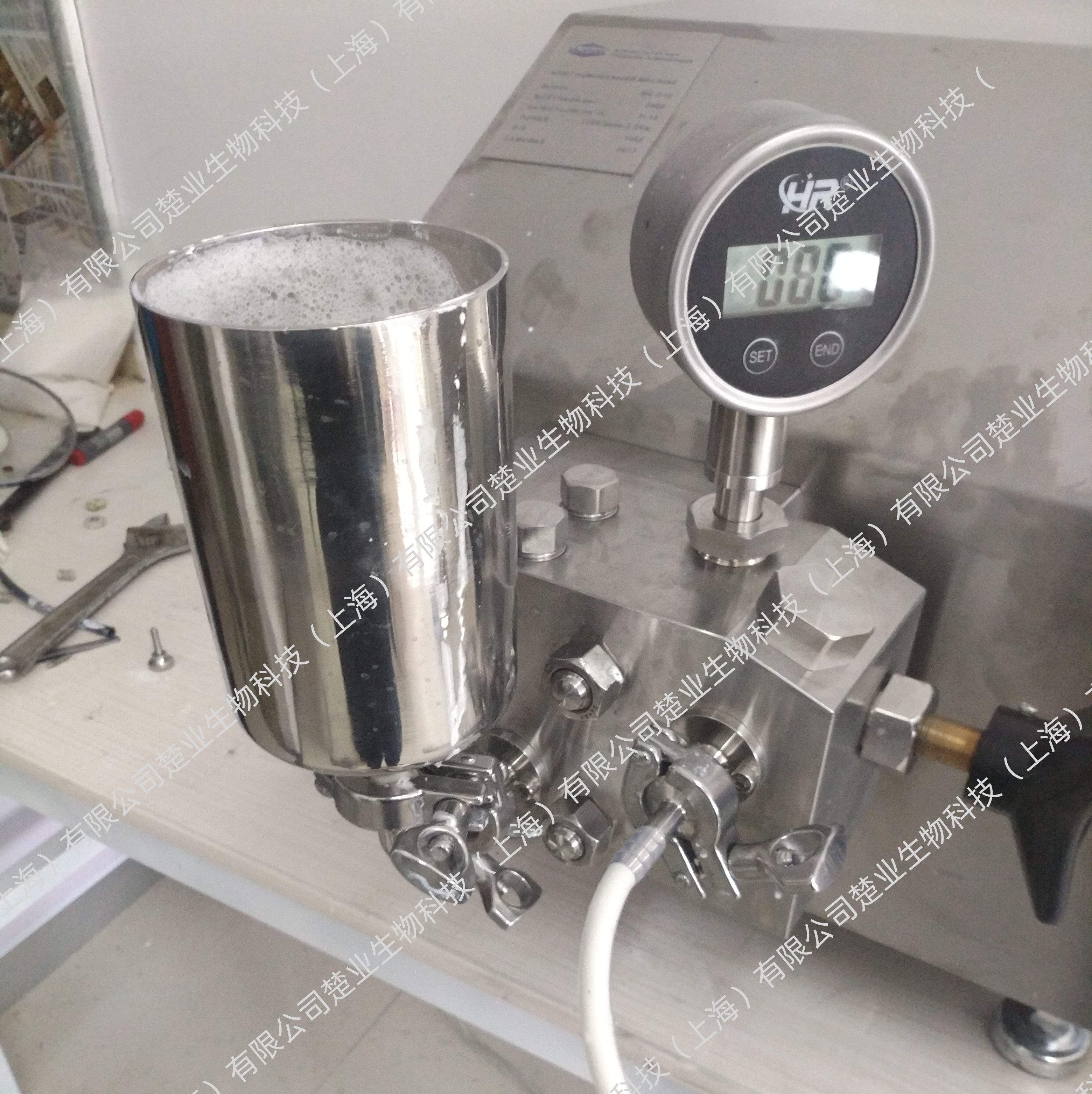 MORGEC实验高压均质机菌体破碎细胞破碎机