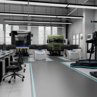 ErgoSIM特种车辆人车路环境模拟实验室