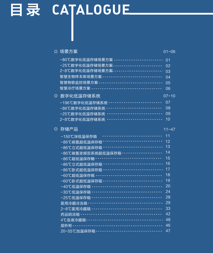 青岛澳柯玛(AUCMA)生物医疗产品样册-2025新产品目录