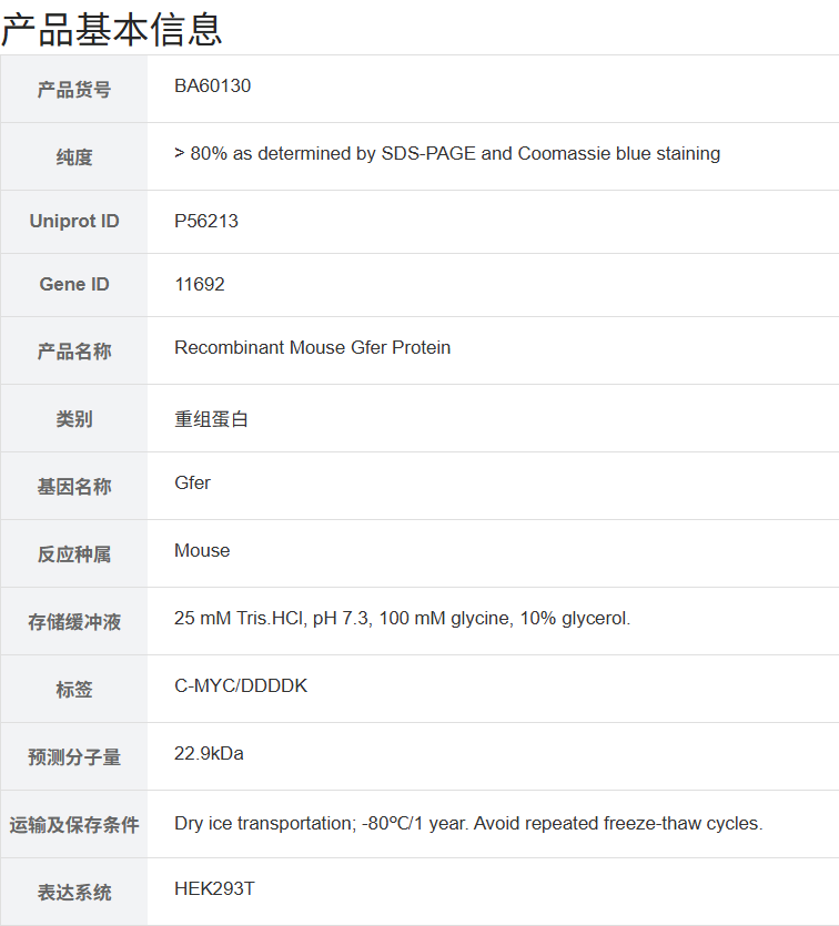 Biodragon博奥龙BA60130现货Recombina