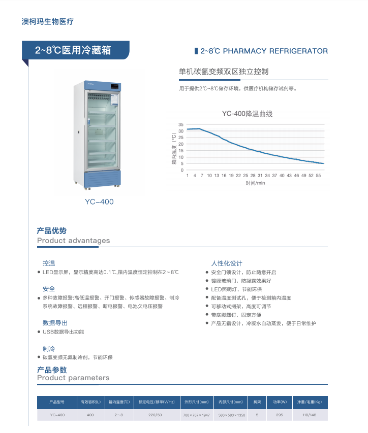 青岛澳柯玛(AUCMA)生物医疗产品样册-2025新产品目录