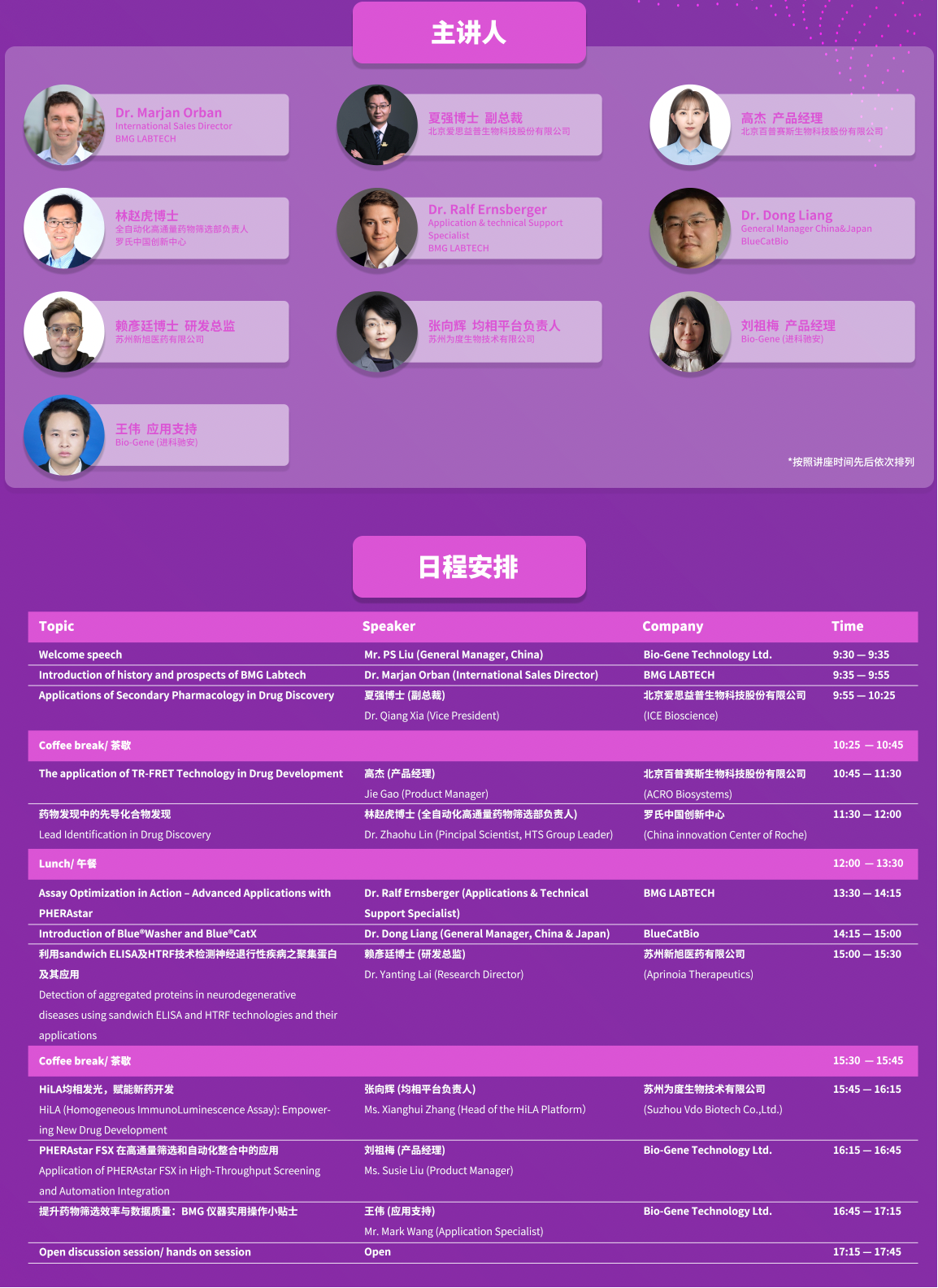 会议邀请丨为度生物邀您共聚2025BMG LABTECH药筛用户交流会
