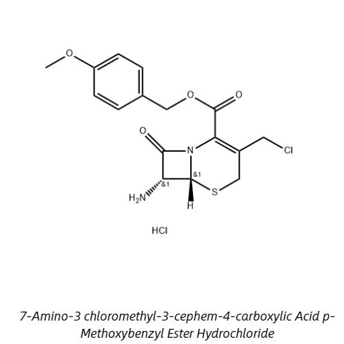 7-Amino-3 chloromethyl-3-cephem-4-carboxylic Acid p-Methoxybenzyl Ester Hydrochlorid    CAS：113479-65-5